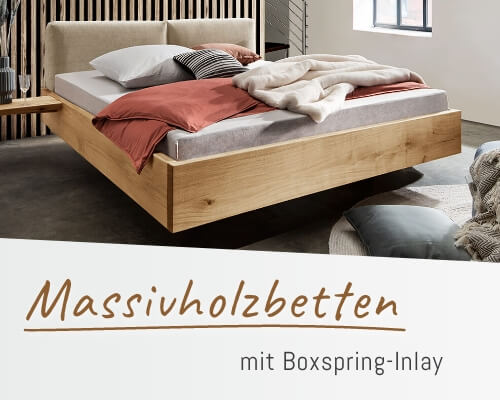 Boxspringbett aus Massivholz kaufen - BOXSPRING WELT
